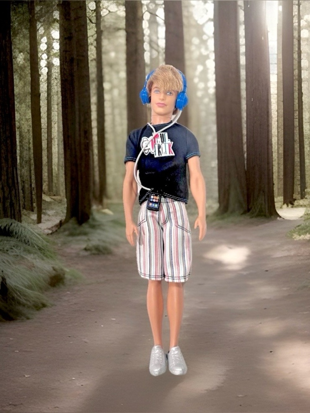 Barbie Loves Paul Frank Ken Rooted Blonde Hair Fashionista W9580 Swappin Style